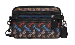 Túi Coach Academy Crossbody With Horse And Carriage Print Black Multi 89084