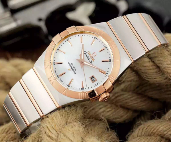 Đồng Hồ Omega Constellation 'Silver Gold' 123-20-35-20-02-001 - Ảnh 3