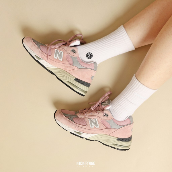 Giày New Balance Wmns 991 Made In England 'Pink' W991PNK - Ảnh 2