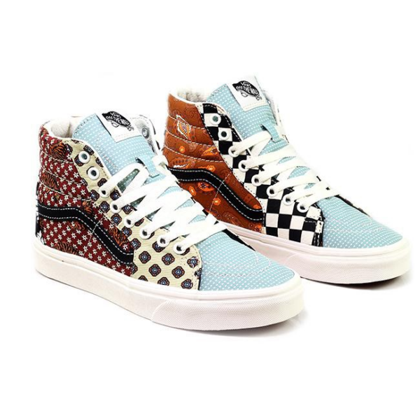 Giày Vans Sk8-Hi 'Tiger Patchwork' VN0A4BV61IO - Ảnh 8