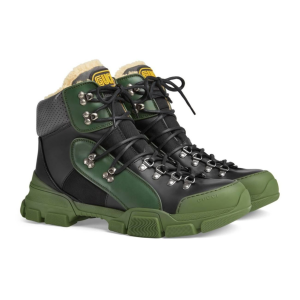 Giày Gucci Flashtrek High 'Black Green' 548714-D6090-1087 - Ảnh 4