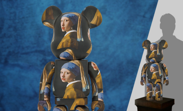 Mô Hình Bearbrick Johannes Vermeer 100% + 400% - Ảnh 2