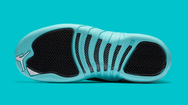 Giày Nike Air Jordan 12 GS 'Light Aqua' 510815-100 - Ảnh 4