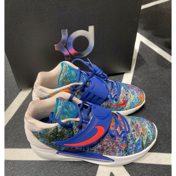 Giày Nike KD 14 EP 'Psychedelic' CZ0170-400 - Ảnh 2