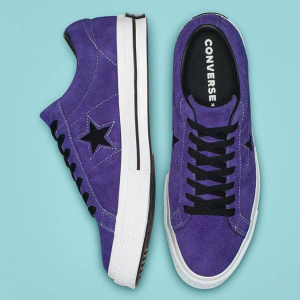 Giày Converse One Star OX 'Purple' 163248C - Ảnh 3