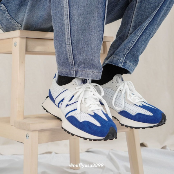 Giày New Balance 327 'Primary Pack Blue' MS327PF - Ảnh 2