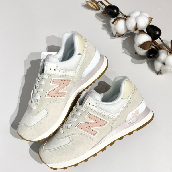 Giày New Balance Wmns 574 'Sea Salt Rose' WL574NR2 - Ảnh 7