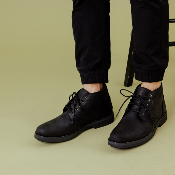 Giày Timberland Crestfield Waterproof Chukka 'Black' A43DC015 - Ảnh 2