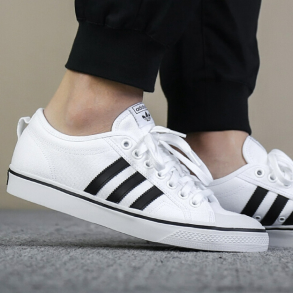 Giày Adidas Nizza Low 'White Black' AQ1066 - Ảnh 4