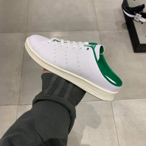 Giày Adidas Stan Smith Mule 'White Green' FX5849 - Ảnh 2