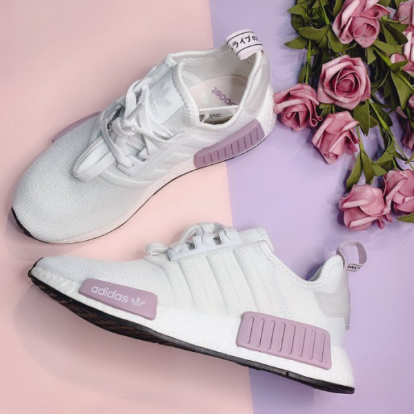 Giày Adidas Wmns NMD R1 'White Orchid' BD8024 - Ảnh 3