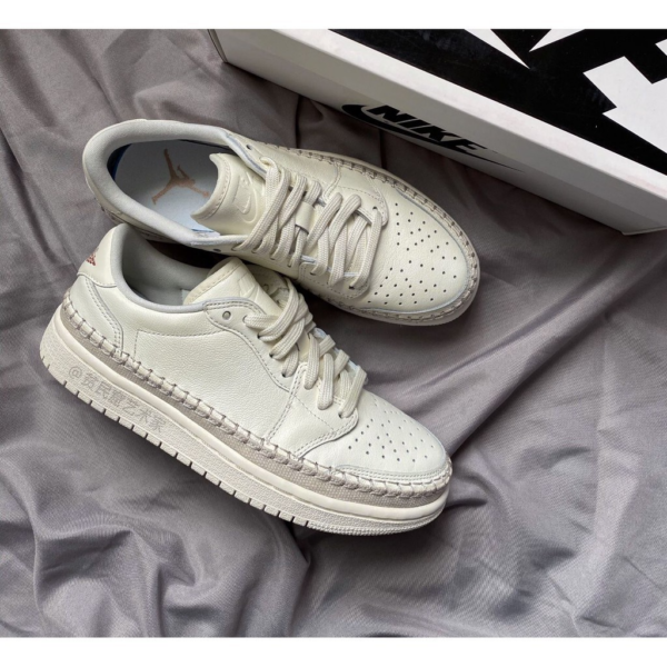 Giày Nike Wmns Air Jordan 1 Retro Low NS 'Sail' AO1935-109 - Ảnh 6