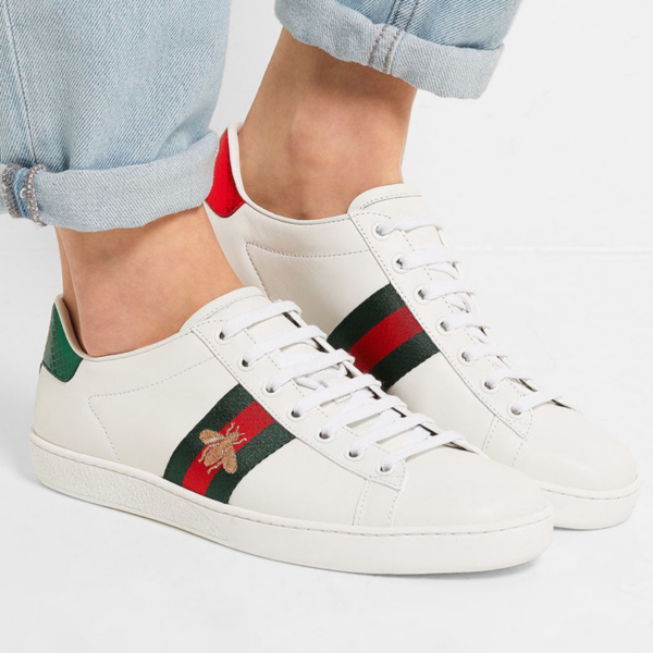 Giày Gucci Wmns Ace Embroidered 'Bee' 431942-02JP0-9064 - Ảnh 2