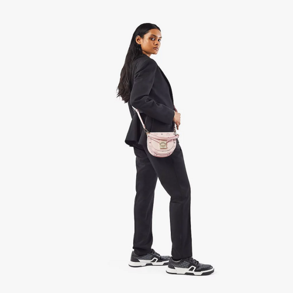 Túi MCM Patricia Shoulder Bag Visetos Pink MWSAAPA02QH001 - Ảnh 3