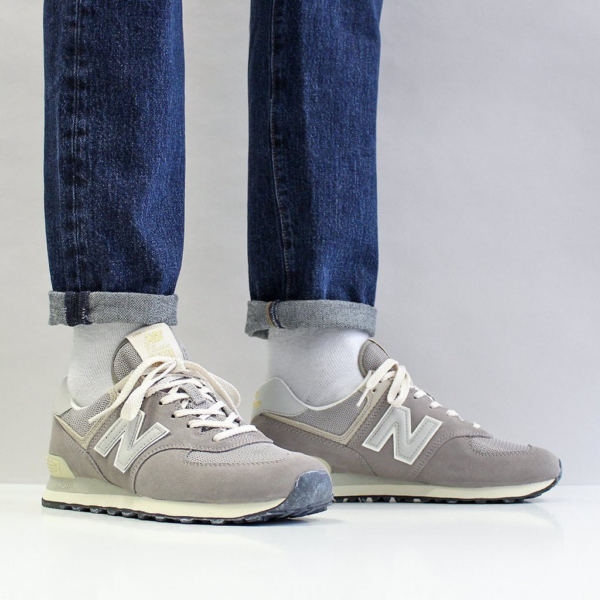 Giày New Balance 574 Steel Grey ML574GYG - Ảnh 2