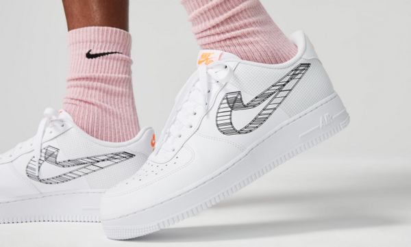 Giày Nike Air Force 1 '07 '3D Swoosh' DR0149-100 - Ảnh 2