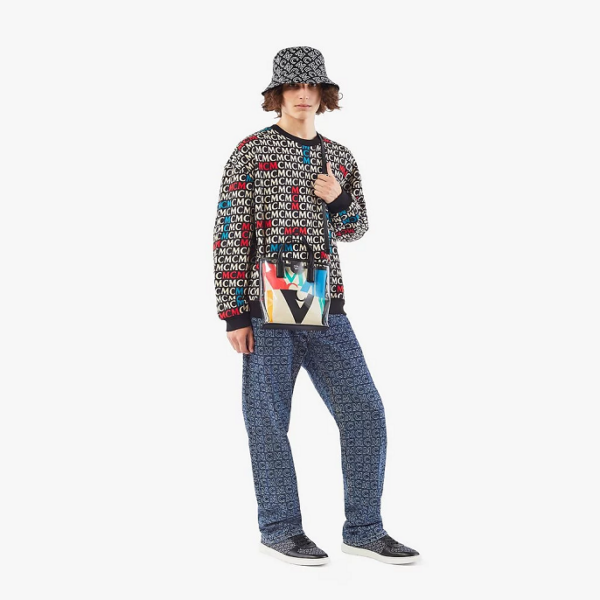 Túi MCM Shopper in Logo Glitch Hologram MWPAAMH04MT001 - Ảnh 3