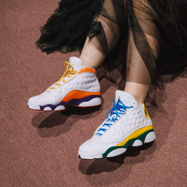Giày Nike Air Jordan 13 Retro GS 'Playground' CV0785-158 - Ảnh 4
