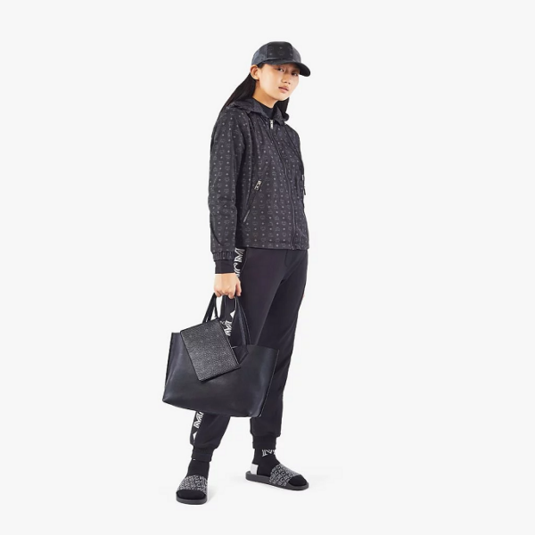 Túi MCM Yris Shopper Tani Leather Black MWPAAYS01BK001 - Ảnh 3
