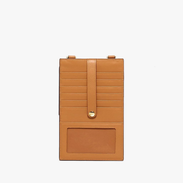 Túi MCM Crossbody Phone Case Visetos Cognac MXZBSVI15CO001 - Ảnh 3