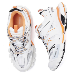 Alternative view of Giày Balenciaga Track Sneaker 'White Orange' 542023-W1GB1-9059
