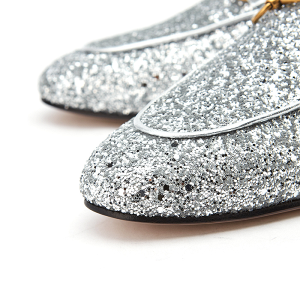 Giày Gucci Princetown Glitter Slippers 432773-KSP20-8106 - Ảnh 4