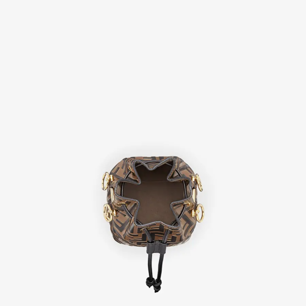 Túi Fendi Mon Tresor Leather Mini-Bag 'Brown' 8BS010A659F13VK - Ảnh 2