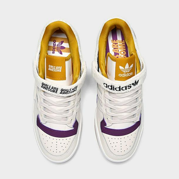 Giày Adidas Girls Are Awesome x Wmns Forum Low 'White Purple Beauty' GY2680 - Ảnh 7