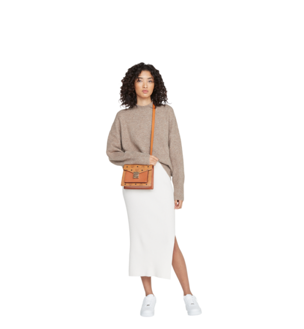 Túi MCM Patricia Satchel in Visetos MWE8APA67CO001 - Ảnh 6