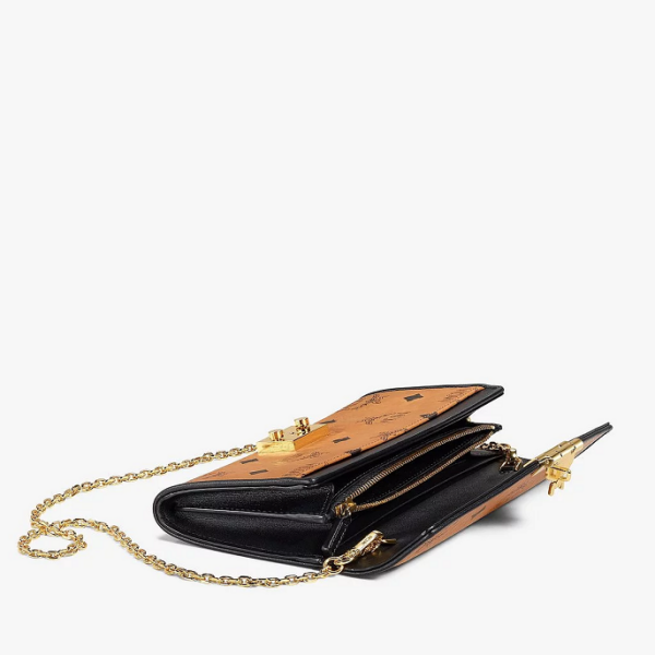 Túi MCM Patricia Crossbody Wallet Cognac MYLAAPA04CO001 - Ảnh 3