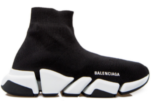 Giày Balenciaga Man Black And White Speed 2.0 Sneakers  617239-W2DB2-1015