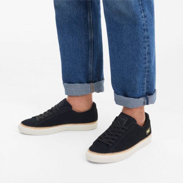Giày Puma Suede Trim DLX 'Black' 371749-01 - Ảnh 2