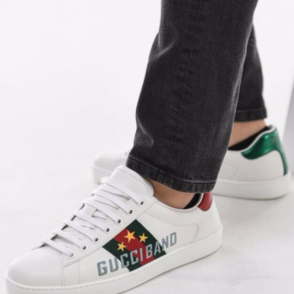 Giày Gucci Ace 'Gucci Band' 603693 0FI10 9069 - Ảnh 3