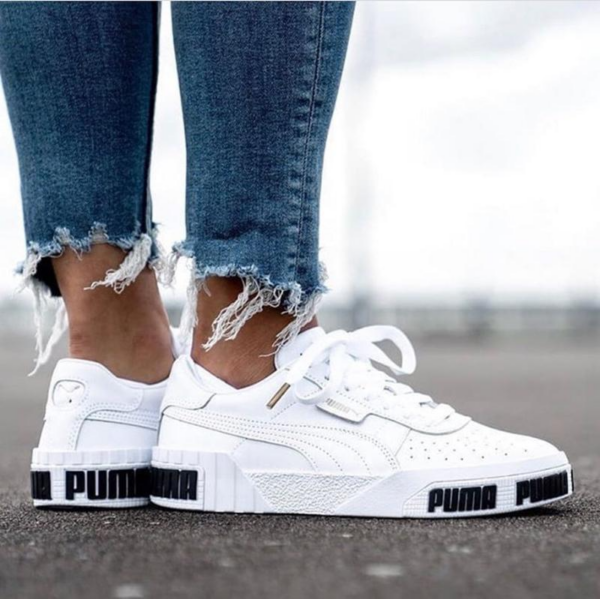 Giày Puma Wmns Cali Bold 'White Metallic Gold' 370811-01 - Ảnh 2