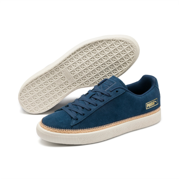 Giày Puma Suede Trim DLX Trainers 'Blue' 371749-03 - Ảnh 4