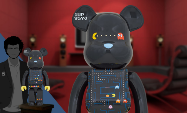 Mô Hình Bearbrick Pac-Man 1000% - Ảnh 3