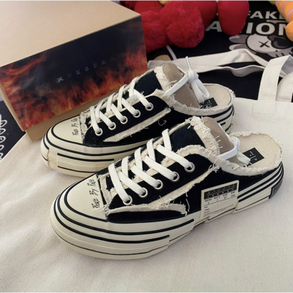 Giày xVessel Slip-on Black Glow In The Dark S19X003B - Ảnh 8