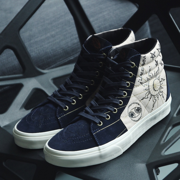 Giày Vans Sk8-Hi 'Blue' VN0A32QG4UA - Ảnh 2