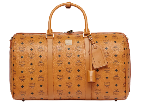 Túi MCM Traveler Weekender In Visetos Cognac MUV7AVY03CO001