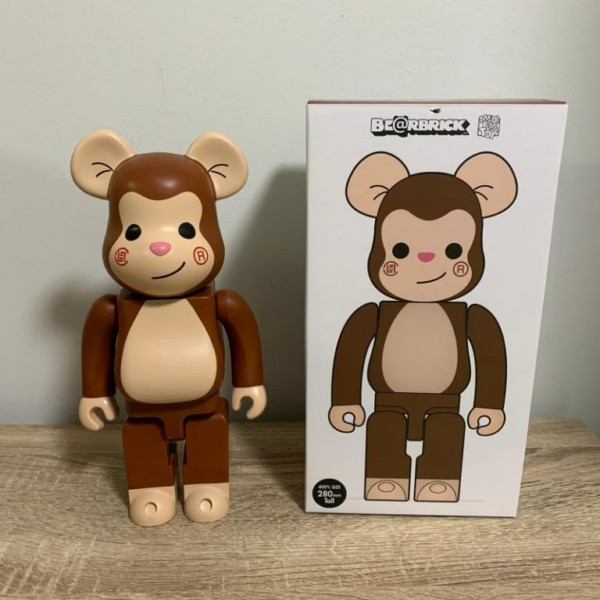 Mô Hình Bearbrick x CLOT Monkey Edison Chen Juice - Ảnh 2