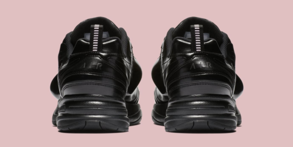 Giày Nike Martine Rose x Air Monarch IV 'Triple Black' AT3147-001 - Ảnh 6