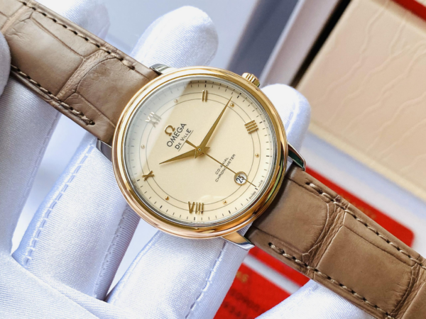 Đồng Hồ Omega De Ville Automatic 'Brown' 424-23-40-20-08-001 - Ảnh 4