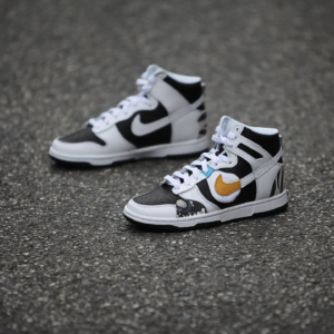 Giay Nike Dunk High See Through 'White Black' DZ7327-001