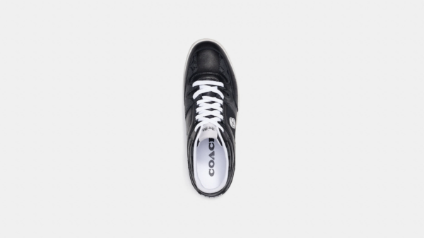 Giay Coach Mid Top Sneaker In Signature Canvas 'Black' CI083-BLK