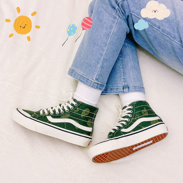 Giày Vans Sk8-Hi 138 Decon SF 'Green' VN0A3MV12U2 - Ảnh 2