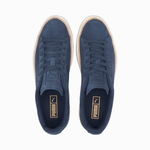 Giày Puma Suede Trim DLX Trainers 'Blue' 371749-03 - Ảnh 3