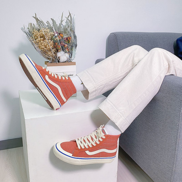Giày Vans Salt Wash Sk8-Hi 138 Decon SF Orange VN0A3MV14UH - Ảnh 3