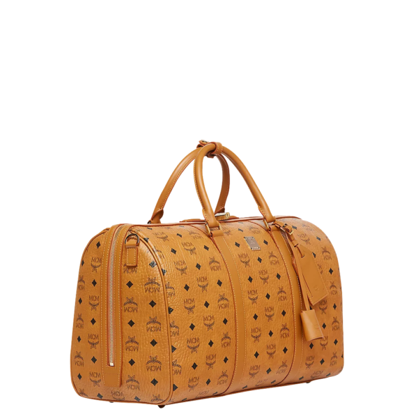 Túi MCM Traveler Weekender In Visetos Cognac MUV7AVY03CO001 - Ảnh 5