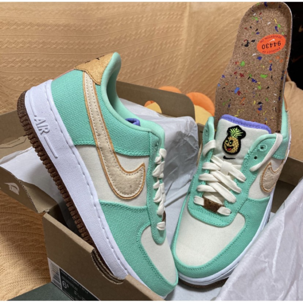 Giày Nike Wmns Air Force 1 '07 LX 'Happy Pineapple' CZ0268-300 - Ảnh 4