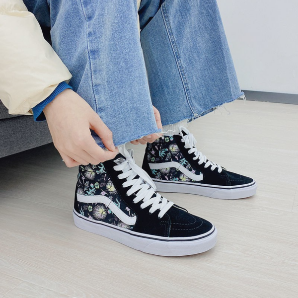 Giày Vans Sk8-Hi Paradise Floral Black VN0A32QG3VD - Ảnh 2